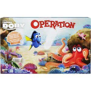 Hasbro Gaming Operation Game: Disney-Pixar Finding Dory Edition Like New!